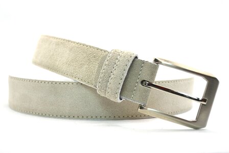 3,5cm su&egrave;de riem ecru 350Y
