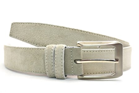 3,5cm su&egrave;de riem ecru 350Y