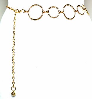 heupriem ketting goud