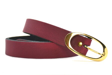 2,5 cm bordeaux dames riem 25203