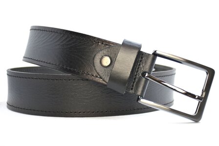 4cm zwarte riem 040-22