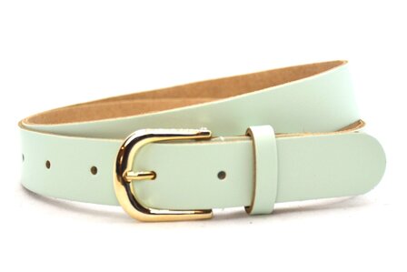 3 cm dames riem groen 30209