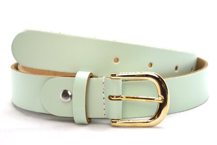 3 cm dames riem groen 30209