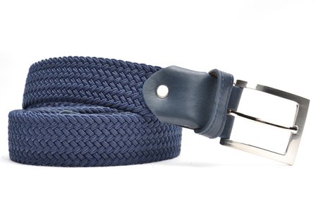 3,5 cm blauwe elastische riem TBe