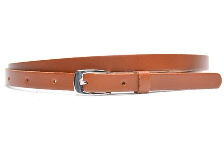 1,5 cm smalle riem cognac 155