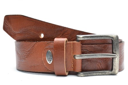 4,5 cm cognac jeans riem 418
