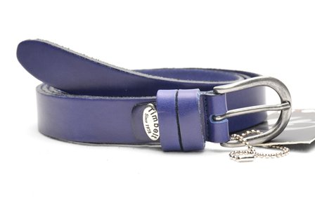 2,5 cm blauwe riem 25493