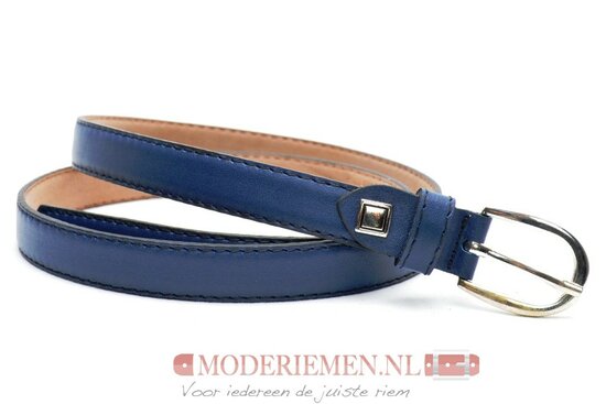 donkerblauwe smalle riem