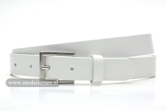 witte pantalon riem