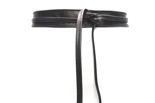 3,5 cm knoopriem zwart U35386