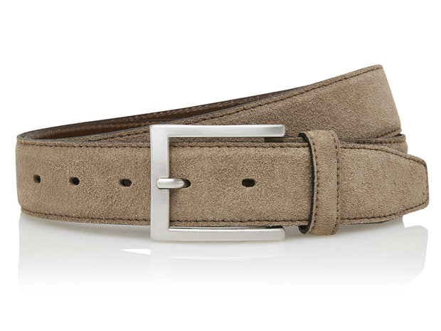 3,5 cm suède riem taupe 508tb
