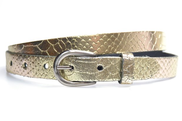 2 cm smalle gouden riem 414