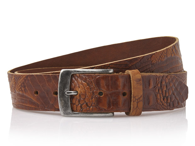 4 cm cognac riem 40628