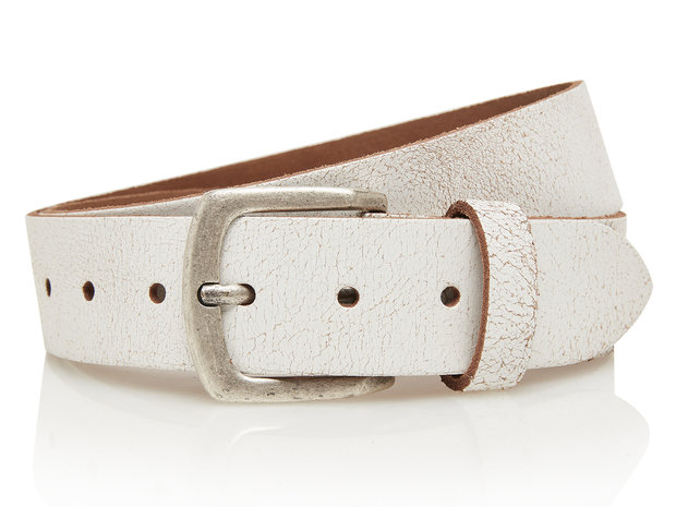 4cm witte riem crack 407tb