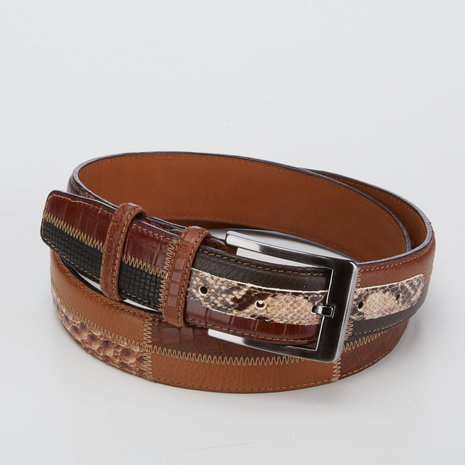 4 cm luxe patchwork riem 260320-1