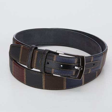 4 cm luxe patchwork riem 260320-7