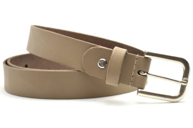 3 cm dames riem taupe 30201