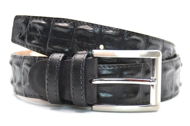 4 cm exclusieve krokodillen riem 002