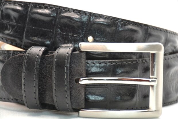 4 cm exclusieve krokodillen riem 002