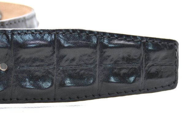 4 cm exclusieve krokodillen riem 002