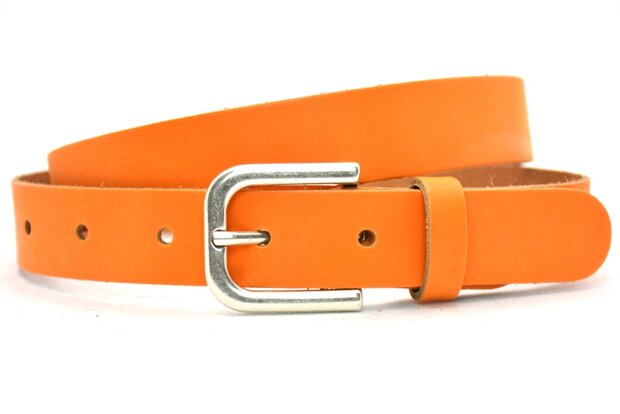 3 cm dames riem oranje 30201