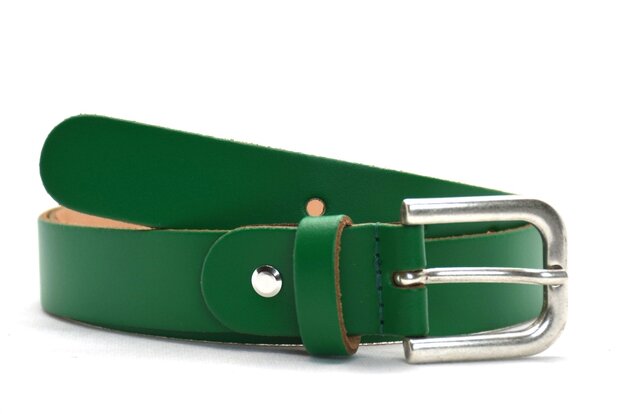 3 cm dames riem groen 30201