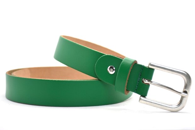 3 cm dames riem groen 30201