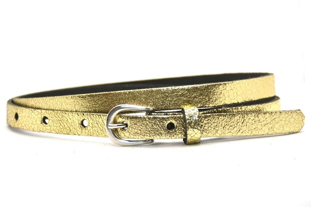 1,5 cm smalle riem goud 435