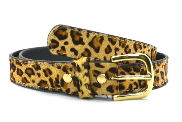 3cm dames riem panter 30495