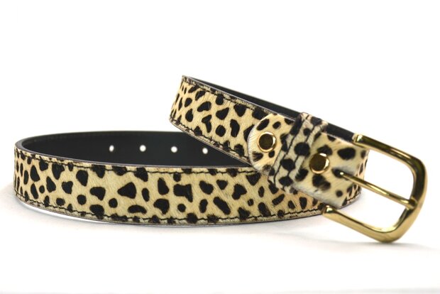 3cm dames riem cheetah 30496