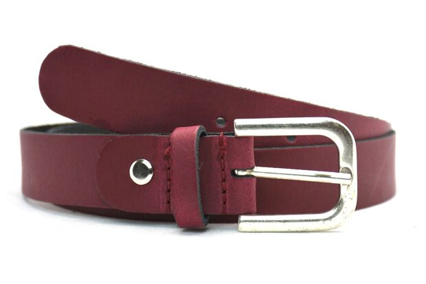 3 cm dames riem bordeaux 30201