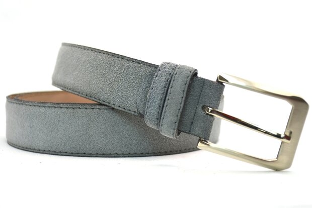 3,5cm suède riem grijs 350Y