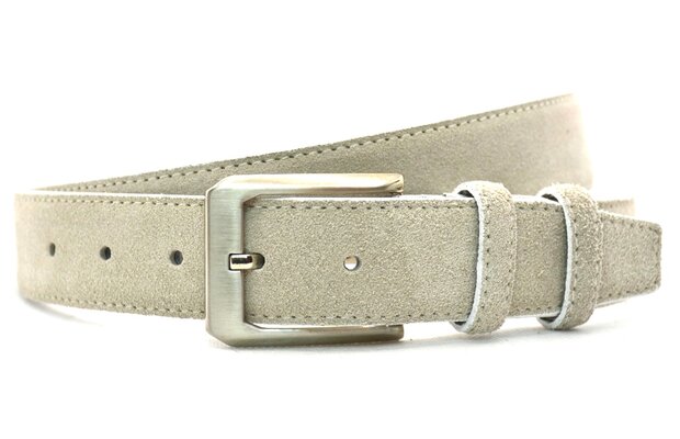 3,5cm suède riem ecru 350Y