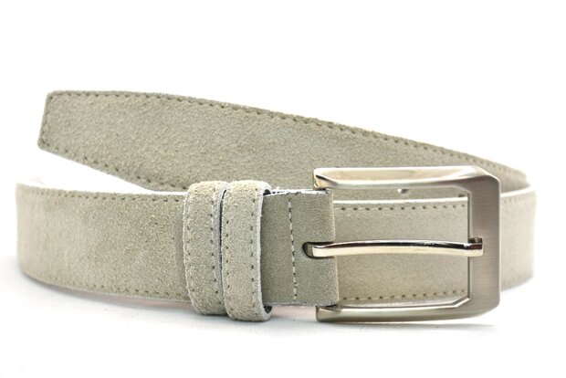 3,5cm suède riem ecru 350Y