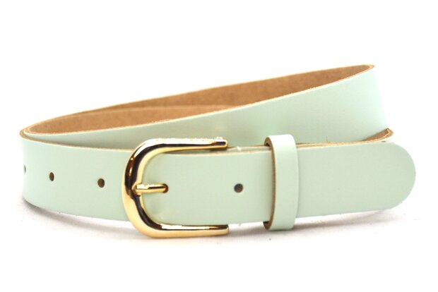 3 cm dames riem groen 30209