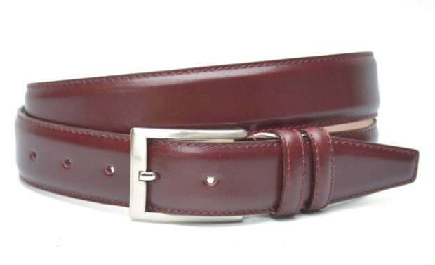 3,5cm pantalon riem bordeaux bor350am