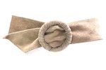 7,5 cm tailleriem ecru/taupe 800048