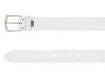 4 cm witte XXXL riem 160 cm