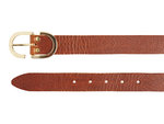 3 cm cognac dames riem 3030