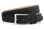 3,5 cm suède riem zwart 350am