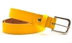 3 cm dames riem geel 30201