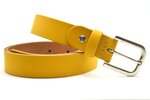 3 cm dames riem okergeel 30201