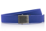 3,5 cm elastische canvas riem kobalt