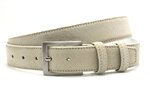 3,5cm pantalon riem ecru suède 351