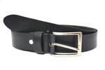 3,5 cm zwarte riem 35630