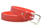 3 cm dames riem rood 30201