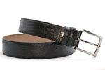 3,5 cm zwarte riem croco 350cr