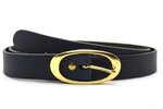 2,5 cm blauwe dames riem 25203