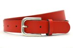3 cm dames riem rood 30201