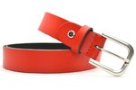 3 cm dames riem rood 30201